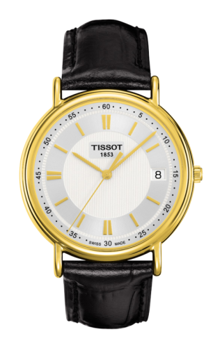 Tissot Carson Quartz 40 Yellow Gold / Silver / Strap